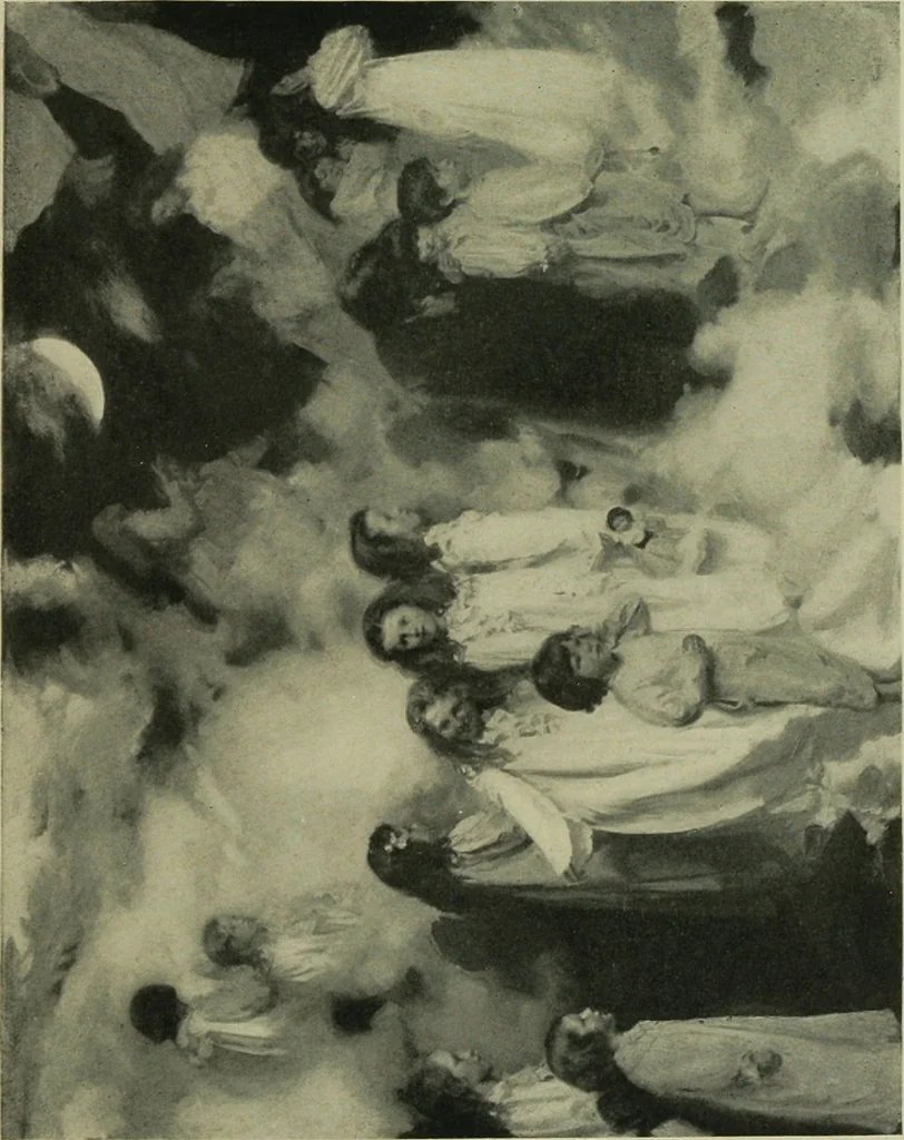 An illustration from Modern British paintings and ancient Egyptian ivories, from the collection of Mr. Geo. A. Hearn [electronic resource] : [exhibition] Saturday, March 22, to Sunday, March 30 ..., 1913, leaf 28