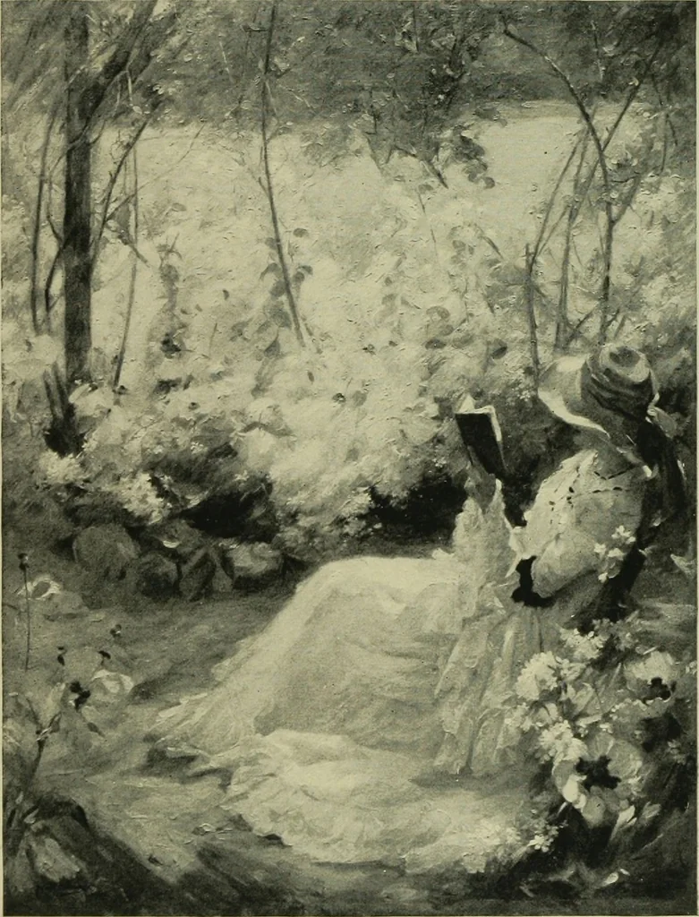 An illustration from Modern British paintings and ancient Egyptian ivories, from the collection of Mr. Geo. A. Hearn [electronic resource] : [exhibition] Saturday, March 22, to Sunday, March 30 ..., 1913, leaf 4