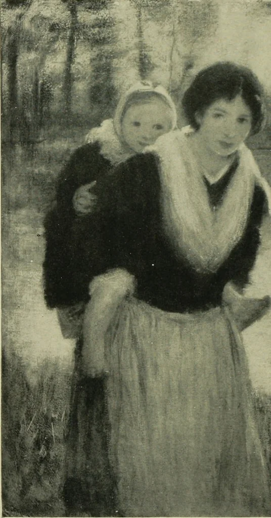 An illustration from Modern British paintings and ancient Egyptian ivories, from the collection of Mr. Geo. A. Hearn [electronic resource] : [exhibition] Saturday, March 22, to Sunday, March 30 ..., 1913, leaf 5