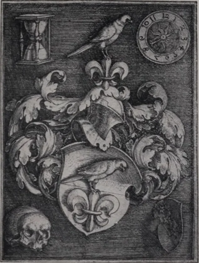 An illustration from Illustrated catalogue of a miscellaneous selection of rare engravings, etchings and original drawings of many schools and periods [electronic resource] : from the portfolios of R. Ederheimer Print-Cabinet, 1915, leaf 20