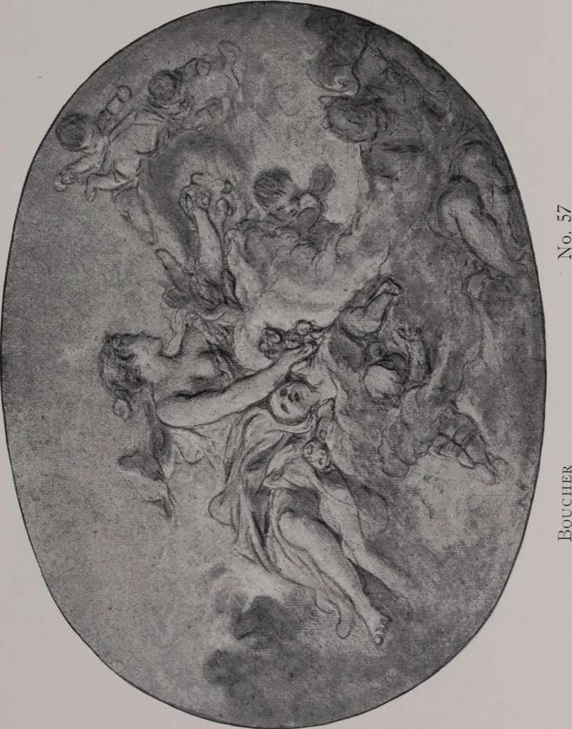 An illustration from Illustrated catalogue of a miscellaneous selection of rare engravings, etchings and original drawings of many schools and periods [electronic resource] : from the portfolios of R. Ederheimer Print-Cabinet, 1915, leaf 26
