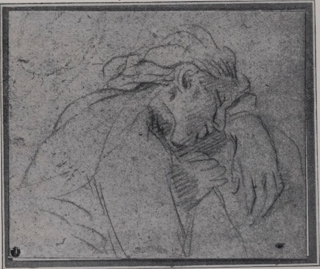 An illustration from Illustrated catalogue of a miscellaneous selection of rare engravings, etchings and original drawings of many schools and periods [electronic resource] : from the portfolios of R. Ederheimer Print-Cabinet, 1915, leaf 35