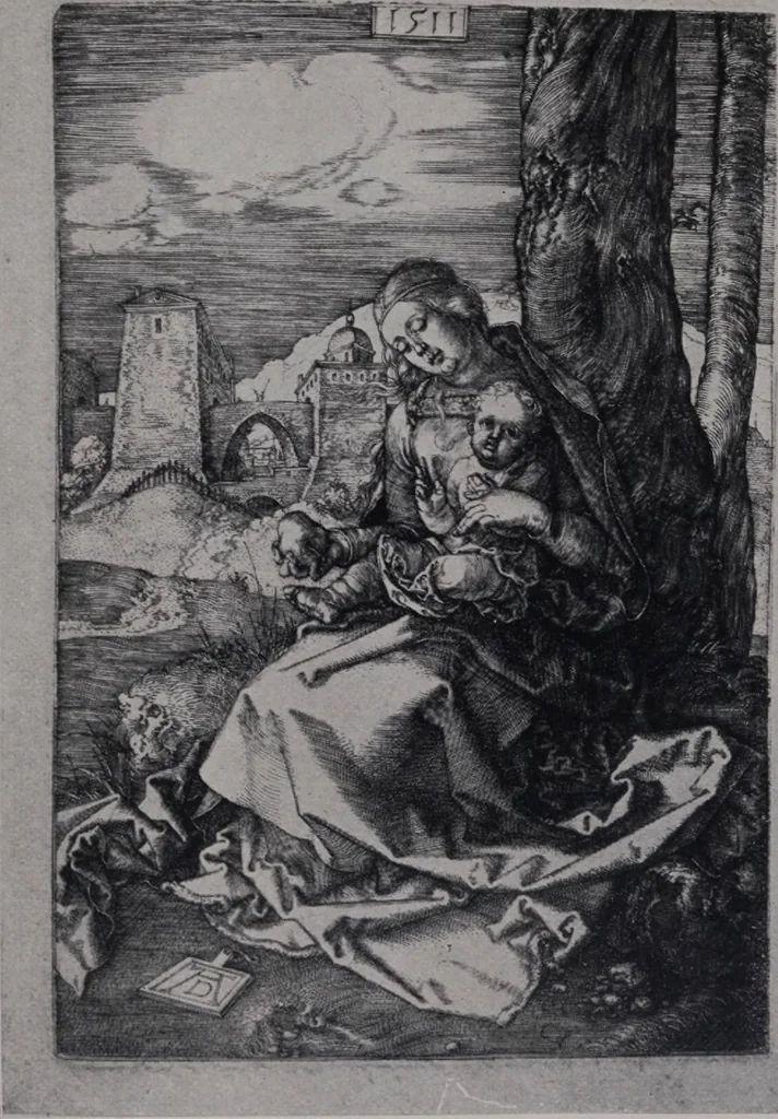 An illustration from Illustrated catalogue of a miscellaneous selection of rare engravings, etchings and original drawings of many schools and periods [electronic resource] : from the portfolios of R. Ederheimer Print-Cabinet, 1915, leaf 37