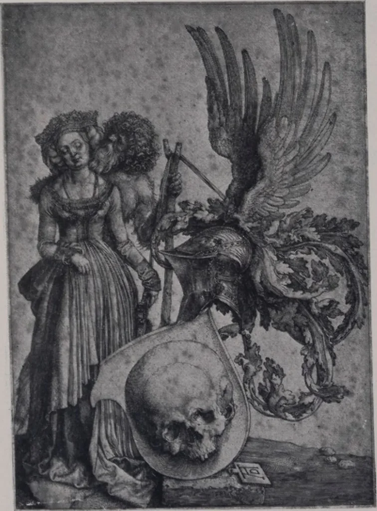 An illustration from Illustrated catalogue of a miscellaneous selection of rare engravings, etchings and original drawings of many schools and periods [electronic resource] : from the portfolios of R. Ederheimer Print-Cabinet, 1915, leaf 41