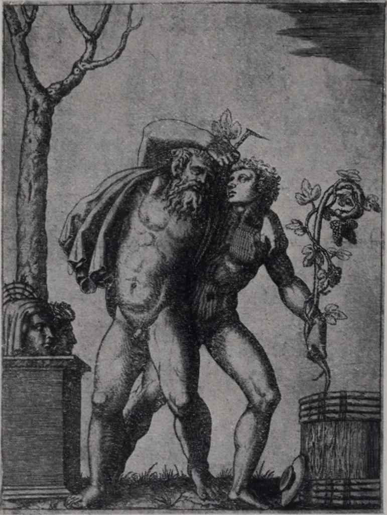 An illustration from Illustrated catalogue of a miscellaneous selection of rare engravings, etchings and original drawings of many schools and periods [electronic resource] : from the portfolios of R. Ederheimer Print-Cabinet, 1915, leaf 79