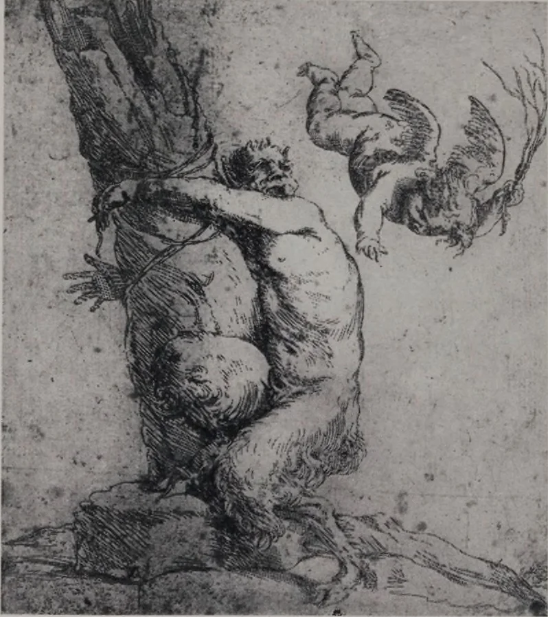 An illustration from Illustrated catalogue of a miscellaneous selection of rare engravings, etchings and original drawings of many schools and periods [electronic resource] : from the portfolios of R. Ederheimer Print-Cabinet, 1915, leaf 85