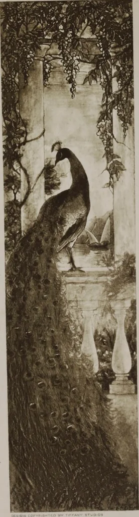 An illustration from Tiffany favrile glass, Tiffany windows, Tiffany mosaics, Tiffany monuments, Tiffany granite [electronic resource], 1922, leaf 53