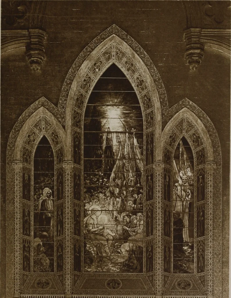 An illustration from Tiffany favrile glass, Tiffany windows, Tiffany mosaics, Tiffany monuments, Tiffany granite [electronic resource], 1922, leaf 68