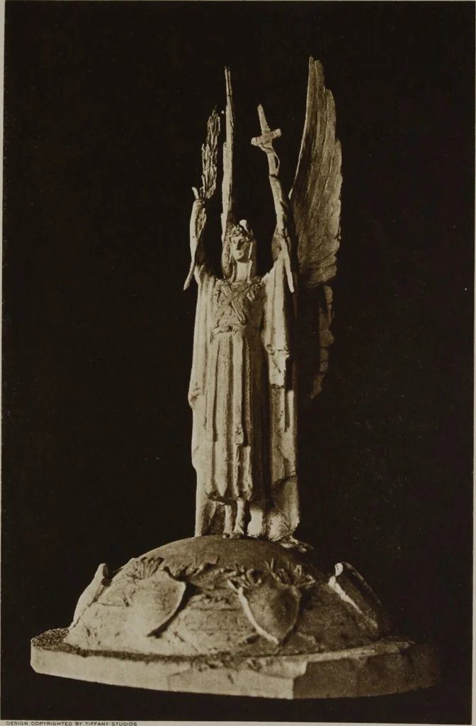 An illustration from Tiffany favrile glass, Tiffany windows, Tiffany mosaics, Tiffany monuments, Tiffany granite [electronic resource], 1922, leaf 84