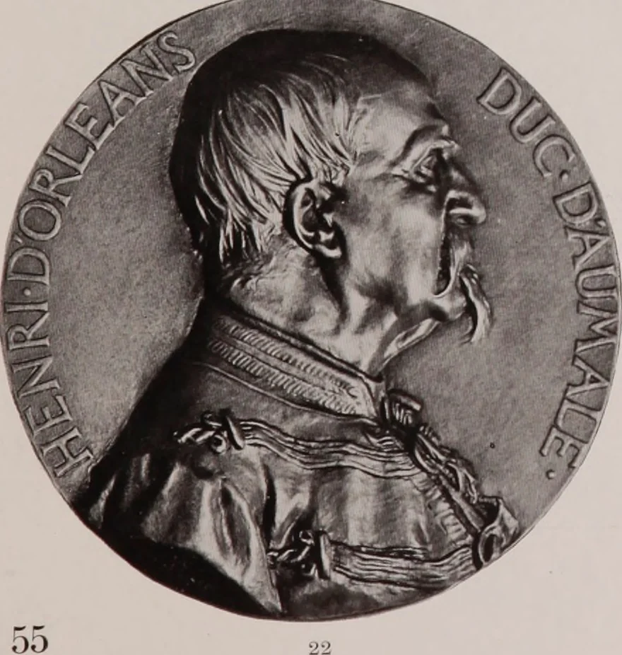 An illustration from Catalogue of the international exhibition of contemporary medals. March, 1910 [electronic resource], 1911, leaf 102