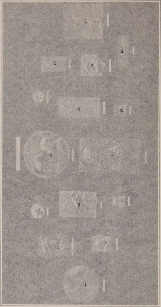 An illustration from Catalogue of the international exhibition of contemporary medals. March, 1910 [electronic resource], 1911, leaf 111