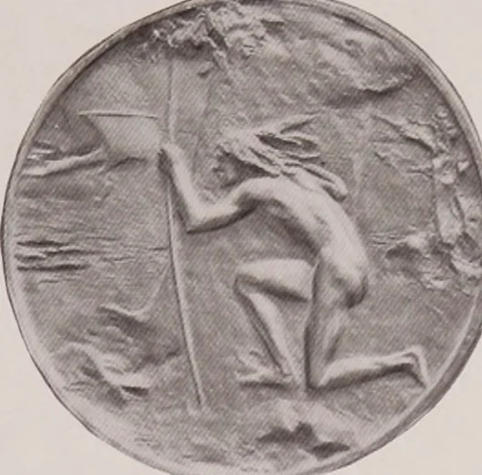 An illustration from Catalogue of the international exhibition of contemporary medals. March, 1910 [electronic resource], 1911, leaf 114