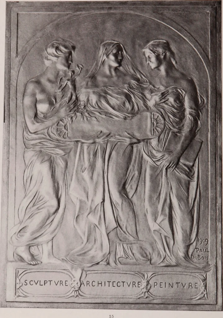 An illustration from Catalogue of the international exhibition of contemporary medals. March, 1910 [electronic resource], 1911, leaf 129