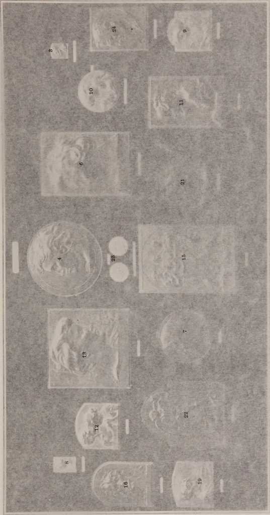 An illustration from Catalogue of the international exhibition of contemporary medals. March, 1910 [electronic resource], 1911, leaf 130
