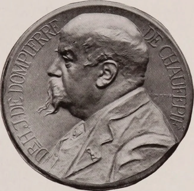 An illustration from Catalogue of the international exhibition of contemporary medals. March, 1910 [electronic resource], 1911, leaf 132
