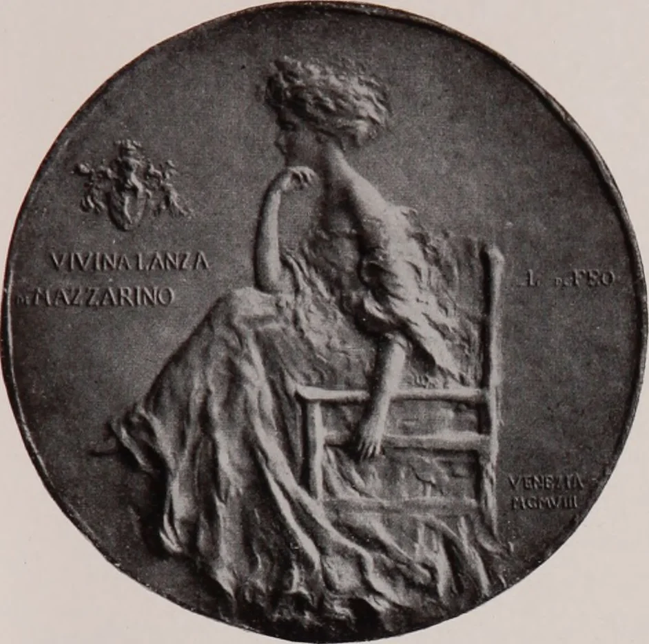 An illustration from Catalogue of the international exhibition of contemporary medals. March, 1910 [electronic resource], 1911, leaf 136