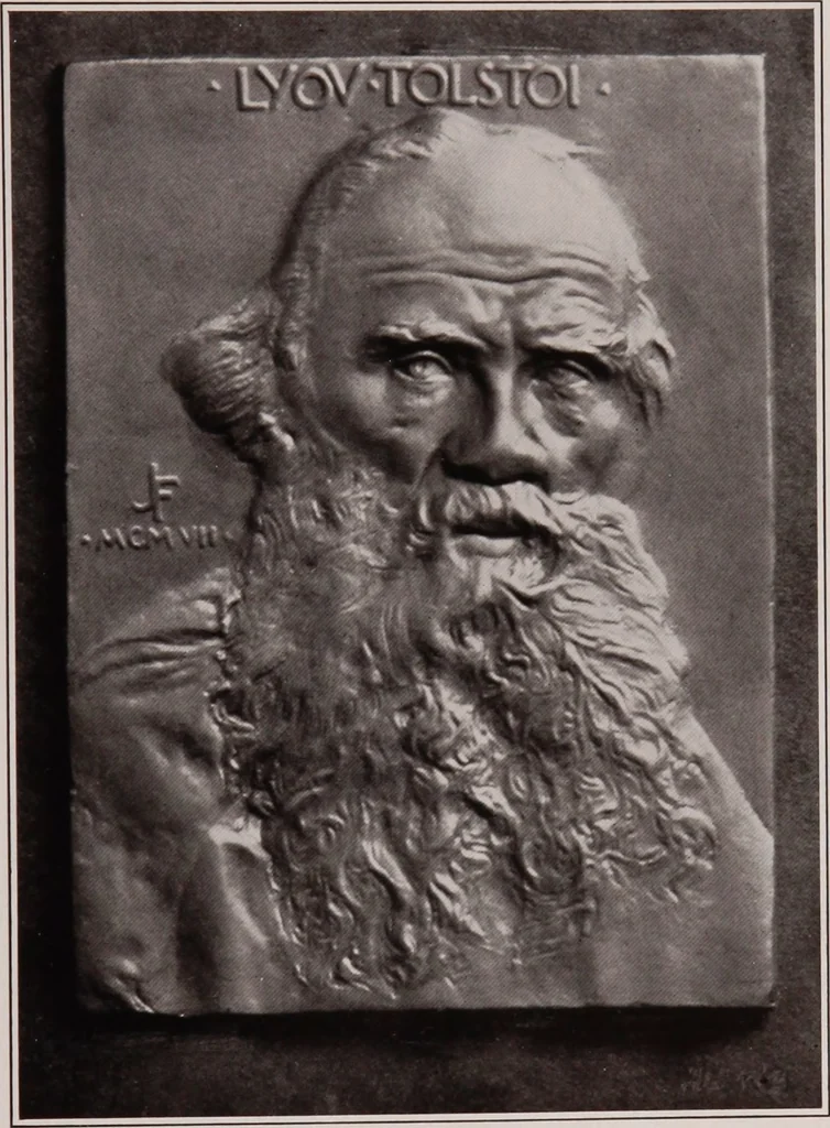 An illustration from Catalogue of the international exhibition of contemporary medals. March, 1910 [electronic resource], 1911, leaf 138
