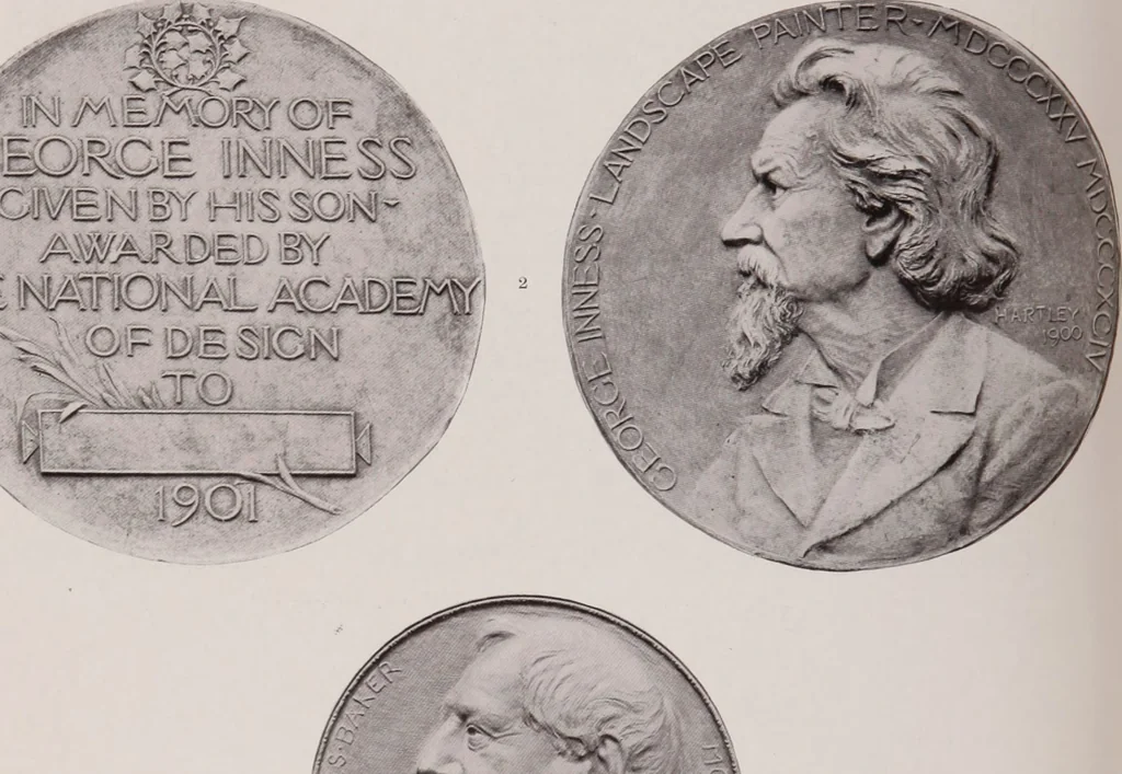 An illustration from Catalogue of the international exhibition of contemporary medals. March, 1910 [electronic resource], 1911, leaf 171
