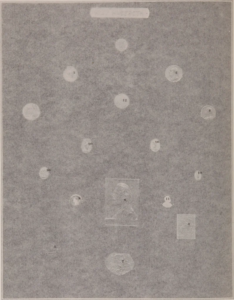 An illustration from Catalogue of the international exhibition of contemporary medals. March, 1910 [electronic resource], 1911, leaf 175