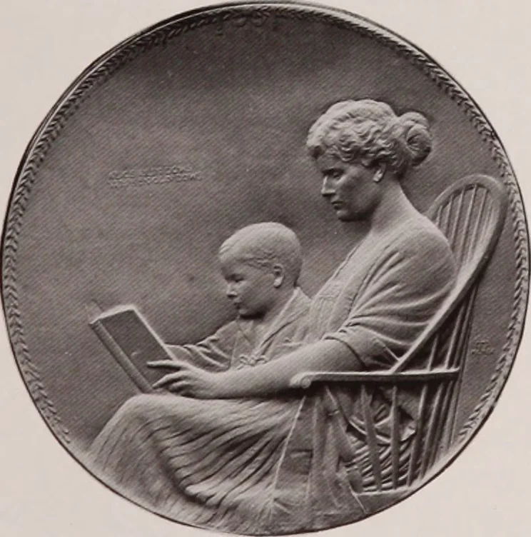 An illustration from Catalogue of the international exhibition of contemporary medals. March, 1910 [electronic resource], 1911, leaf 176