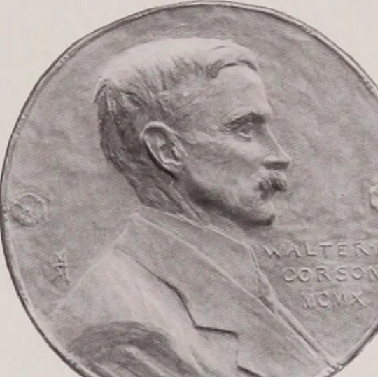 An illustration from Catalogue of the international exhibition of contemporary medals. March, 1910 [electronic resource], 1911, leaf 185