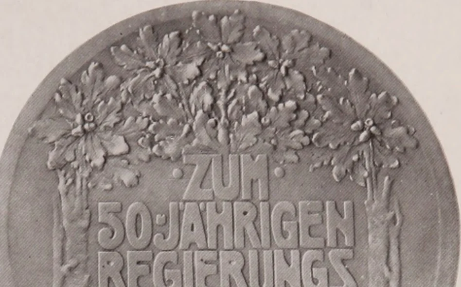 An illustration from Catalogue of the international exhibition of contemporary medals. March, 1910 [electronic resource], 1911, leaf 188