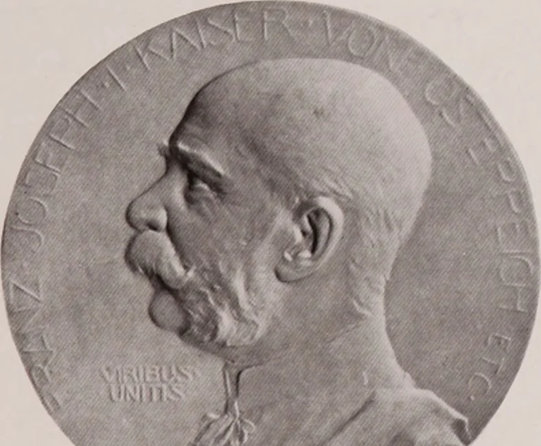 An illustration from Catalogue of the international exhibition of contemporary medals. March, 1910 [electronic resource], 1911, leaf 188