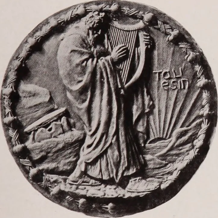 An illustration from Catalogue of the international exhibition of contemporary medals. March, 1910 [electronic resource], 1911, leaf 196