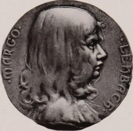 An illustration from Catalogue of the international exhibition of contemporary medals. March, 1910 [electronic resource], 1911, leaf 205