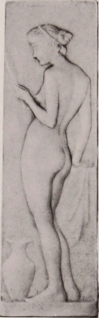 An illustration from Catalogue of the international exhibition of contemporary medals. March, 1910 [electronic resource], 1911, leaf 218