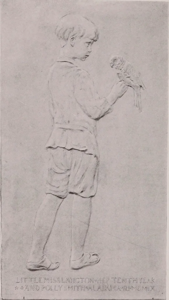 An illustration from Catalogue of the international exhibition of contemporary medals. March, 1910 [electronic resource], 1911, leaf 221
