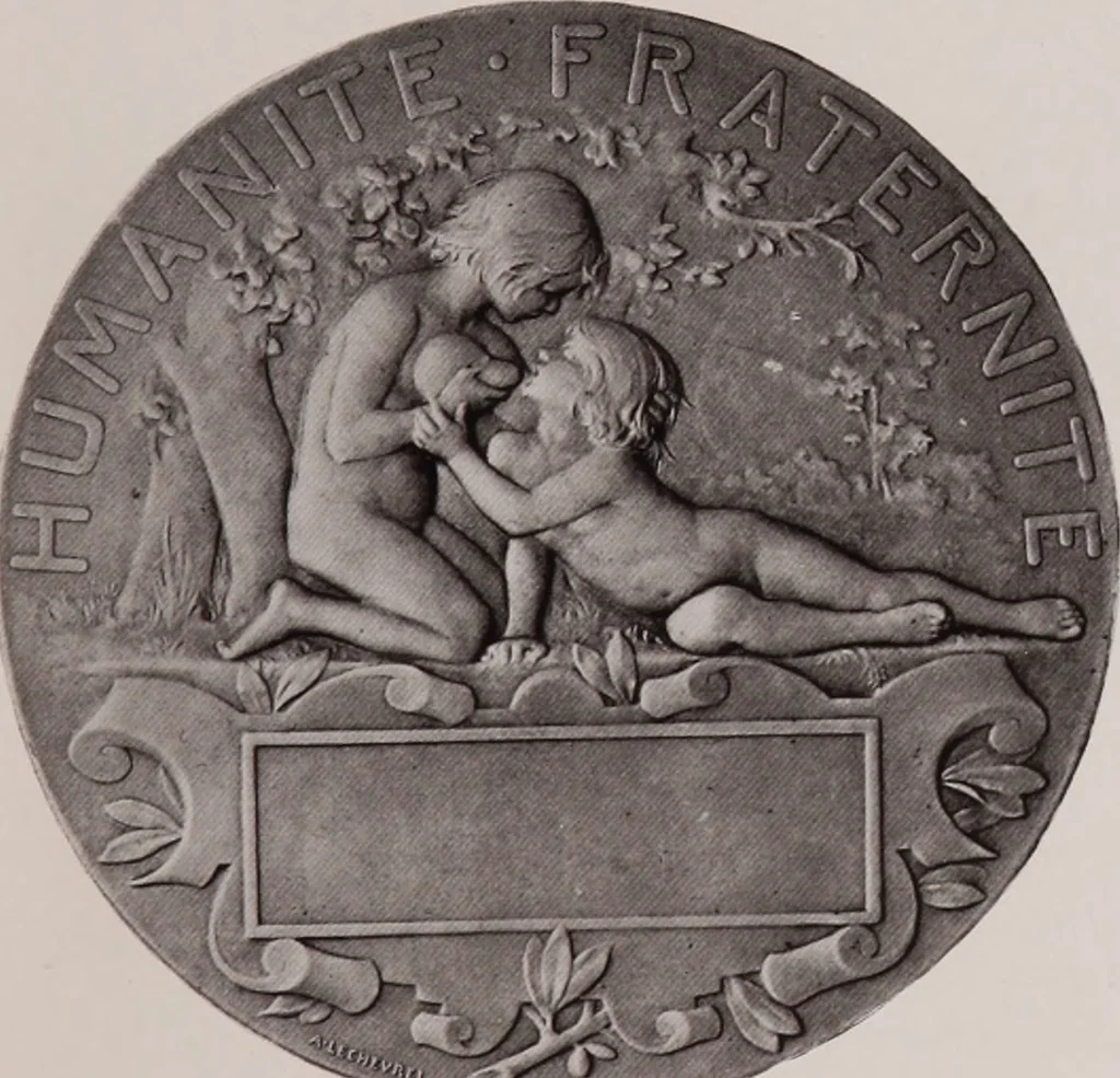 An illustration from Catalogue of the international exhibition of contemporary medals. March, 1910 [electronic resource], 1911, leaf 224