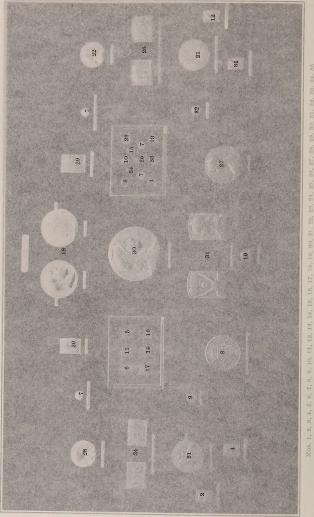 An illustration from Catalogue of the international exhibition of contemporary medals. March, 1910 [electronic resource], 1911, leaf 225