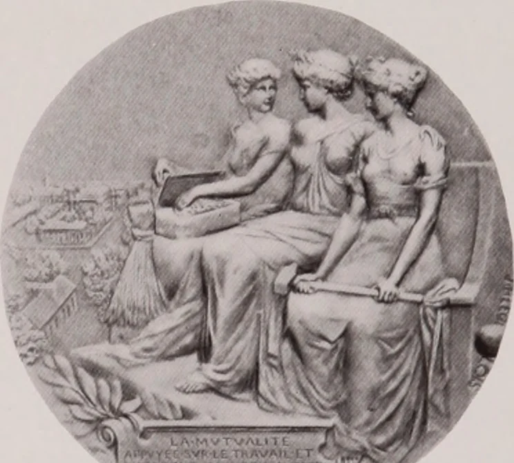 An illustration from Catalogue of the international exhibition of contemporary medals. March, 1910 [electronic resource], 1911, leaf 233