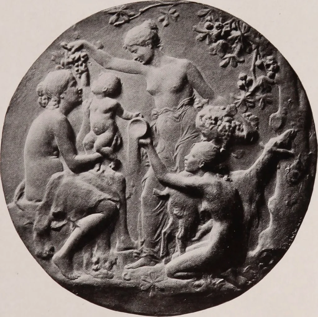 An illustration from Catalogue of the international exhibition of contemporary medals. March, 1910 [electronic resource], 1911, leaf 236
