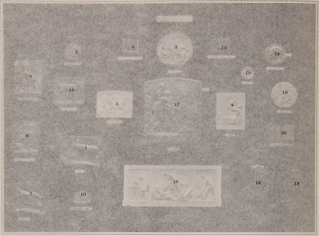 An illustration from Catalogue of the international exhibition of contemporary medals. March, 1910 [electronic resource], 1911, leaf 237