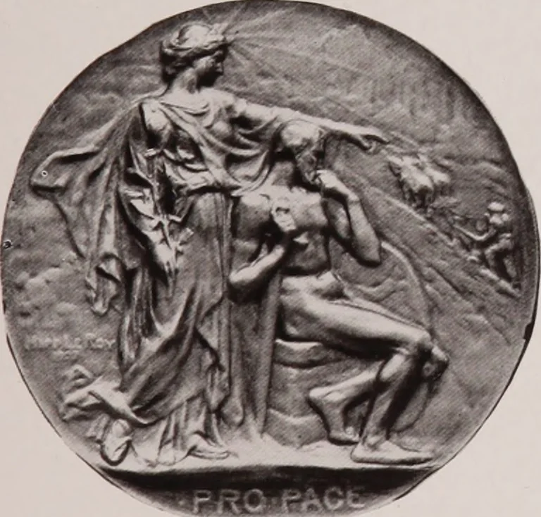 An illustration from Catalogue of the international exhibition of contemporary medals. March, 1910 [electronic resource], 1911, leaf 240