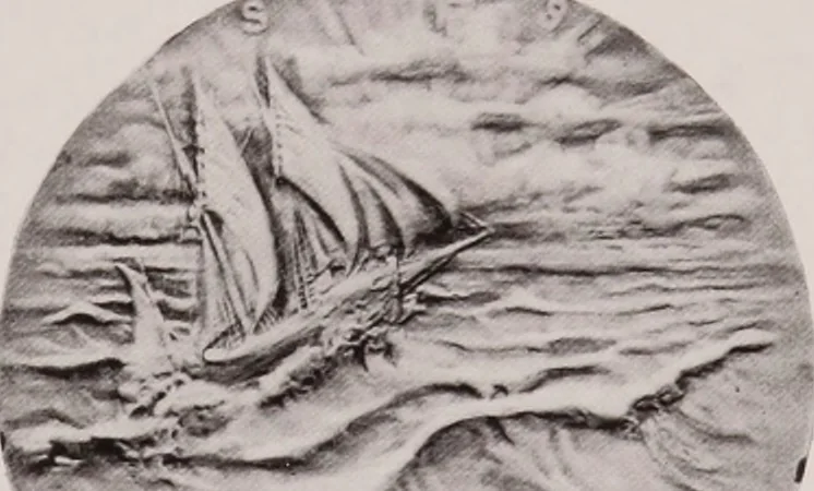 An illustration from Catalogue of the international exhibition of contemporary medals. March, 1910 [electronic resource], 1911, leaf 240