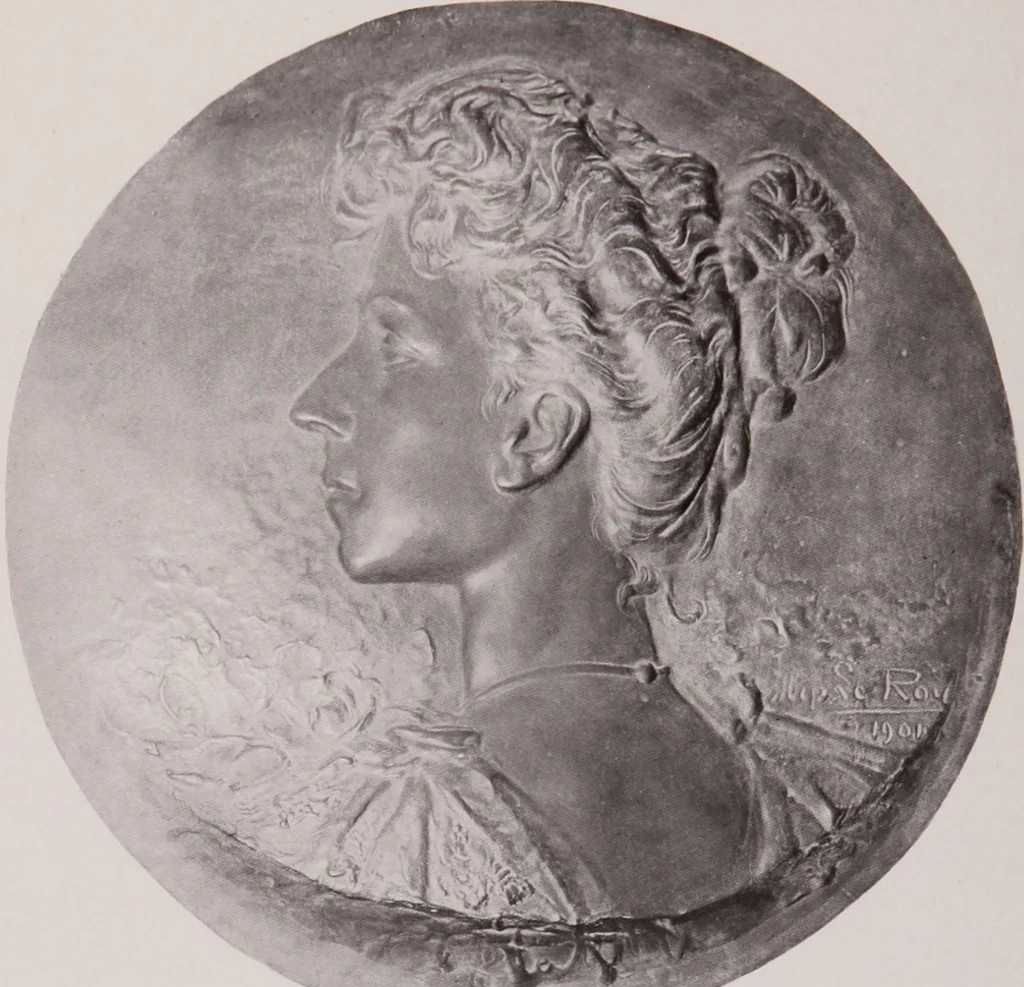 An illustration from Catalogue of the international exhibition of contemporary medals. March, 1910 [electronic resource], 1911, leaf 241