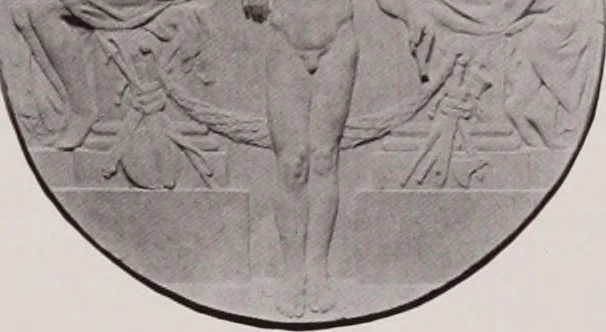 An illustration from Catalogue of the international exhibition of contemporary medals. March, 1910 [electronic resource], 1911, leaf 243