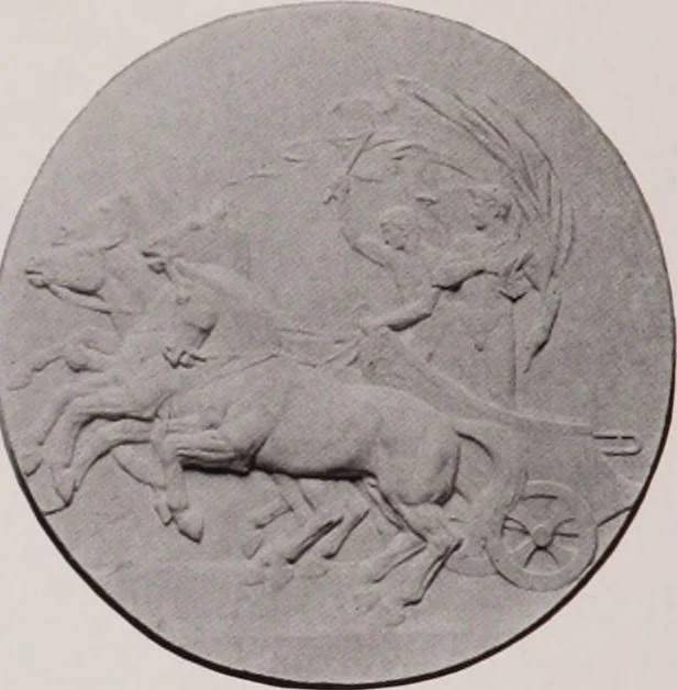 An illustration from Catalogue of the international exhibition of contemporary medals. March, 1910 [electronic resource], 1911, leaf 243