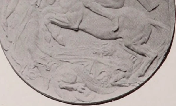 An illustration from Catalogue of the international exhibition of contemporary medals. March, 1910 [electronic resource], 1911, leaf 243