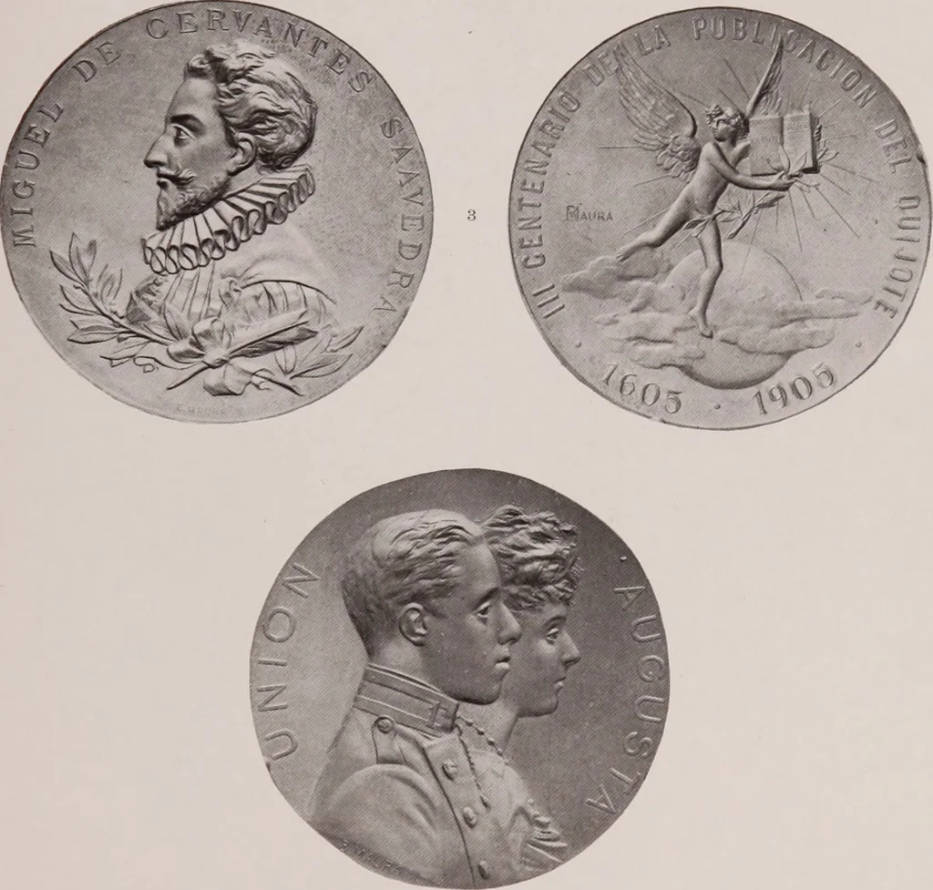 An illustration from Catalogue of the international exhibition of contemporary medals. March, 1910 [electronic resource], 1911, leaf 252