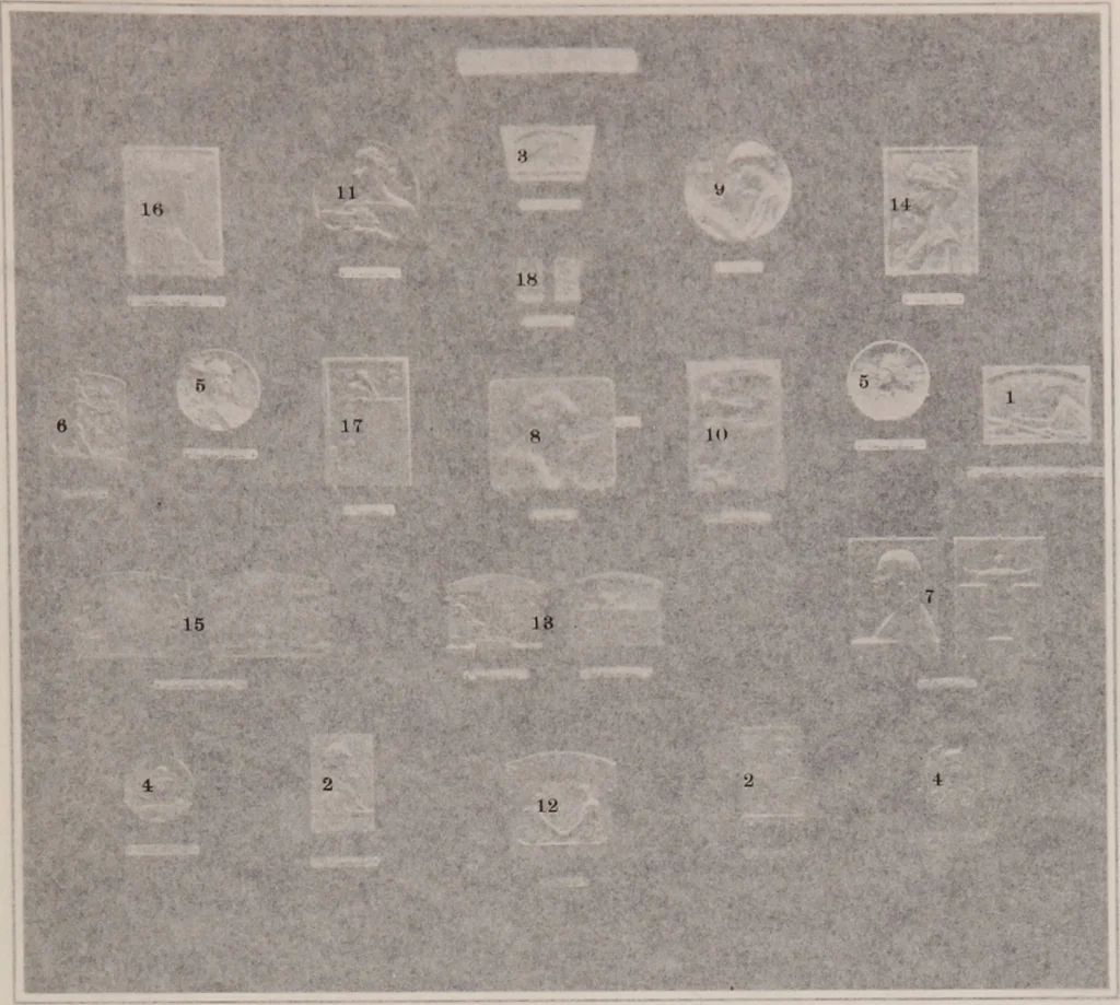 An illustration from Catalogue of the international exhibition of contemporary medals. March, 1910 [electronic resource], 1911, leaf 266