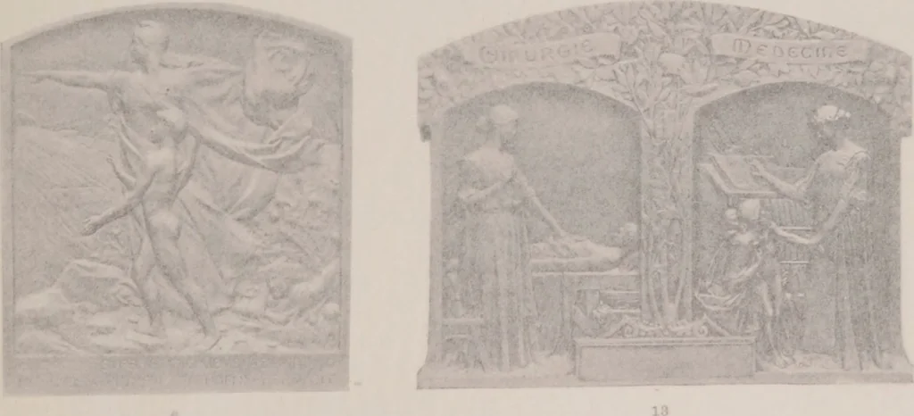 An illustration from Catalogue of the international exhibition of contemporary medals. March, 1910 [electronic resource], 1911, leaf 266