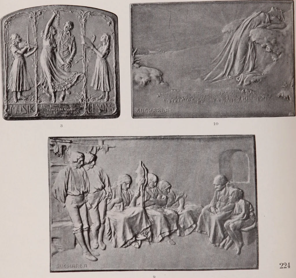 An illustration from Catalogue of the international exhibition of contemporary medals. March, 1910 [electronic resource], 1911, leaf 271