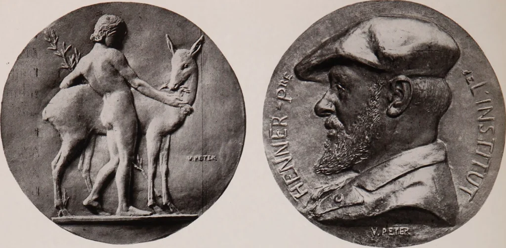 An illustration from Catalogue of the international exhibition of contemporary medals. March, 1910 [electronic resource], 1911, leaf 281