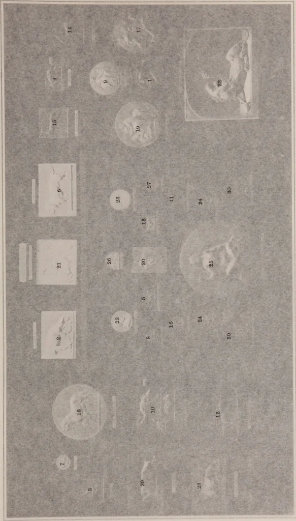 An illustration from Catalogue of the international exhibition of contemporary medals. March, 1910 [electronic resource], 1911, leaf 282