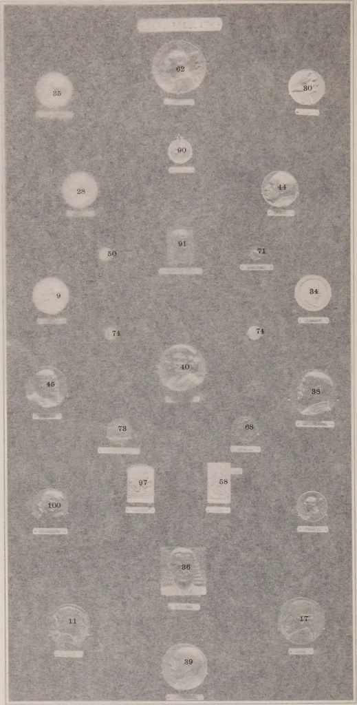 An illustration from Catalogue of the international exhibition of contemporary medals. March, 1910 [electronic resource], 1911, leaf 295