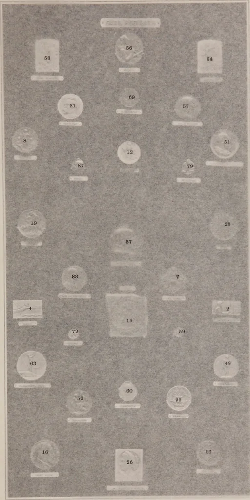 An illustration from Catalogue of the international exhibition of contemporary medals. March, 1910 [electronic resource], 1911, leaf 296